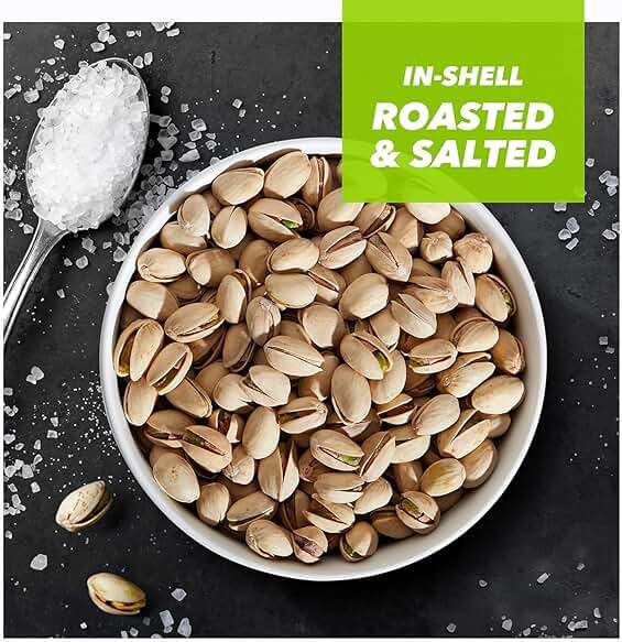 Wonderful Pistachios In Shell, Roasted and Salted Nuts, 1.5 Ounce Bag (Pack of 24), Protein Snack, On-the-Go, Individually Wrapped Healthy Snack - Image 3
