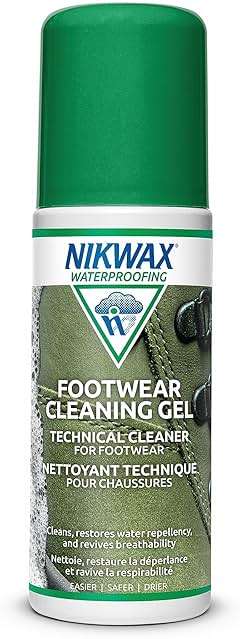 Nikwax Footwear Cleaning Gel, Shoe Care, Boot Cleaner for Suede, Leather, Fabric & Synthetic Materials, Safe for Gore-Tex, Waterproof, DWR - Image 1
