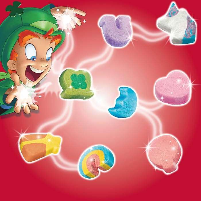 Lucky Charms with Marshmallows Breakfast Cereal Cup, Gluten Free, Single Serve Cereal, 1.7 oz (Pack of 12) - Image 6