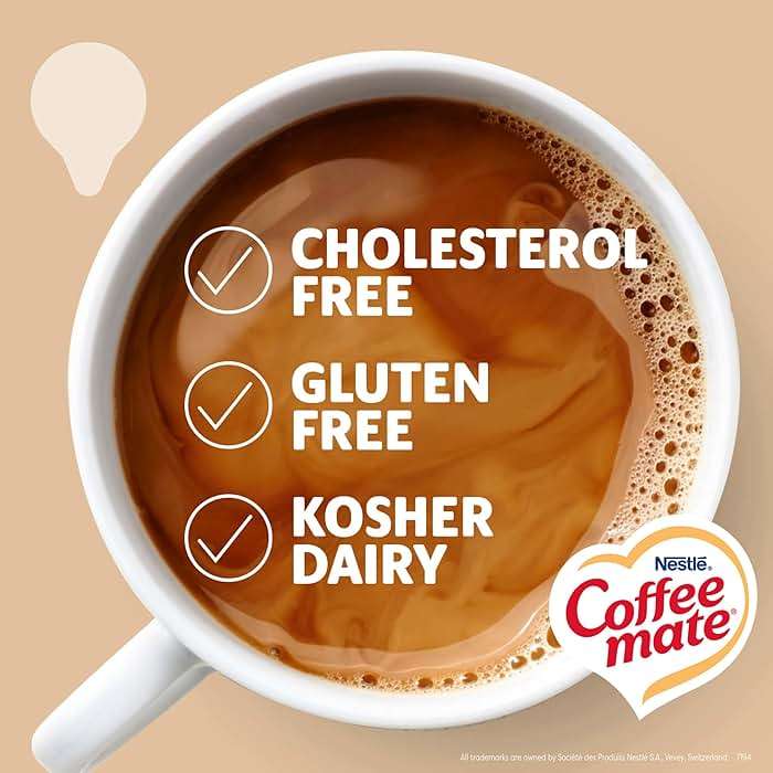 Nestle Coffee mate Coffee Creamer, Original, Liquid Creamer Singles, Non Dairy, No Refrigeration, 0.375 fl oz Tubs (Pack of 180) - Image 3