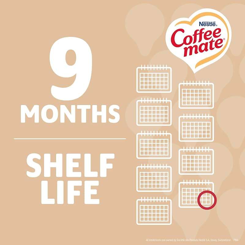 Nestle Coffee mate Coffee Creamer, Original, Liquid Creamer Singles, Non Dairy, No Refrigeration, 0.375 fl oz Tubs (Pack of 180) - Image 5