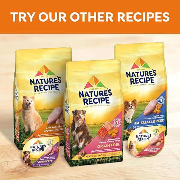 Nature's Recipe Grain Free Salmon, Sweet Potato & Pumpkin Recipe Dry Dog Food, 24 lb. Bag - Image 8