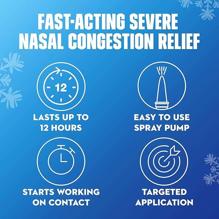 Mucinex Sinus-Max Nasal Spray Decongestant, 12 Hour Over-The-Counter Medication Nose Spray for Sinus Relief, Nasal Decongestants for Adults & Sinus Congestion, Clear & Cool 3/4 Fl Oz(22ML) - Image 4