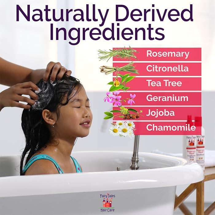 Fairy Tales Rosemary Repel Daily Kids Shampoo, 12 fl oz. and Conditioner, 8 fl oz. Duo – Kids Like the Smell, Lice Do Not - Image 3