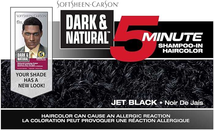 SoftSheen-Carson Dark & Natural 5 Minute Shampoo-In Haircolor, Jet Black - Image 10