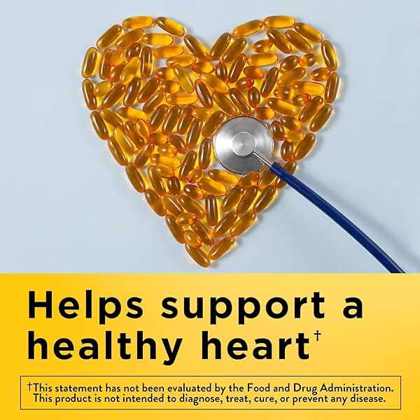 Nature Made Fish Oil Omega 3 Supplements, 1000mg Softgels, Omega 3 Fish Oil for Healthy Heart Support, 250 Softgels, 125 Day Supply - Image 2