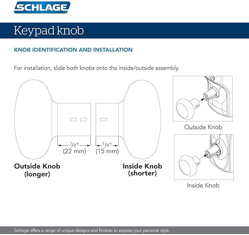 SCHLAGE Brushed Chrome FE595CS V PLY 626 ELA Plymouth Light Commercial Electronic Keypad Lock with Elan Lever(Satin Chrome) - Image 7