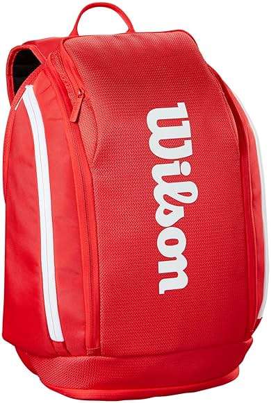 WILSON 2025 Super Tour Red Tennis Racket Bags - Image 1