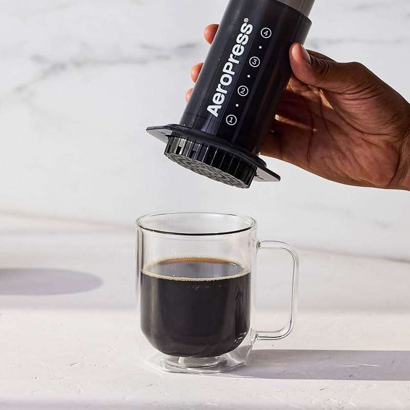 AeroPress Original Coffee Press - All-in-One French Press, Pour-Over & Espresso Style Manual Brewer, 2 Min Brew for Less Bitterness, More Flavor, Small Portable Coffee Maker, Travel & Camping - Image 2