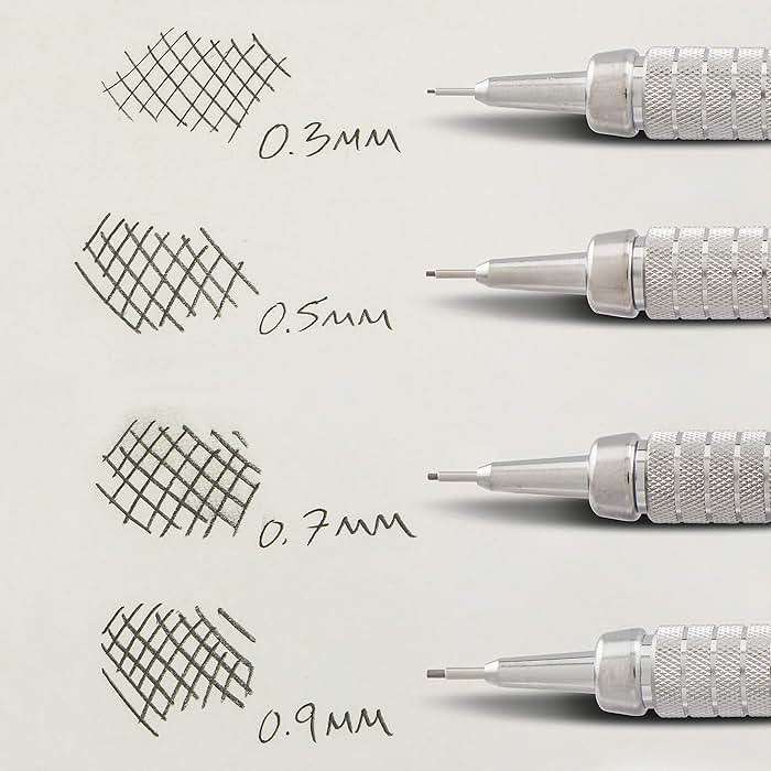 Pentel Graph Gear 500 Automatic Drafting Pencil, 0.9mm, Gray Barrel, 1 Pack (PG529BP) - Image 7