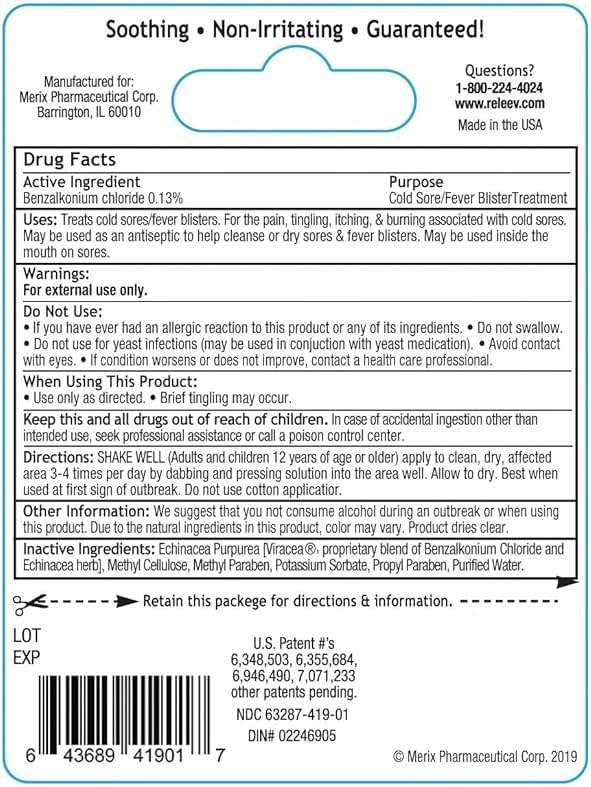 Releev 1 Day Cold Sore Symptom Treatment, 6 mL (0.20 oz) - Image 2