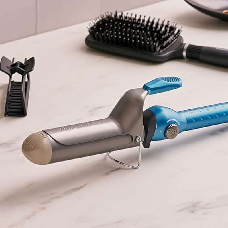 BaBylissPRO Nano Titanium Spring Curling Iron, Professional Hair Wand, Tool for Stylists, Nano Titanium Technology for Tight Curls or Loose Waves - Image 3