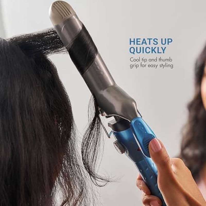 BaBylissPRO Nano Titanium Spring Curling Iron, Professional Hair Wand, Tool for Stylists, Nano Titanium Technology for Tight Curls or Loose Waves - Image 4