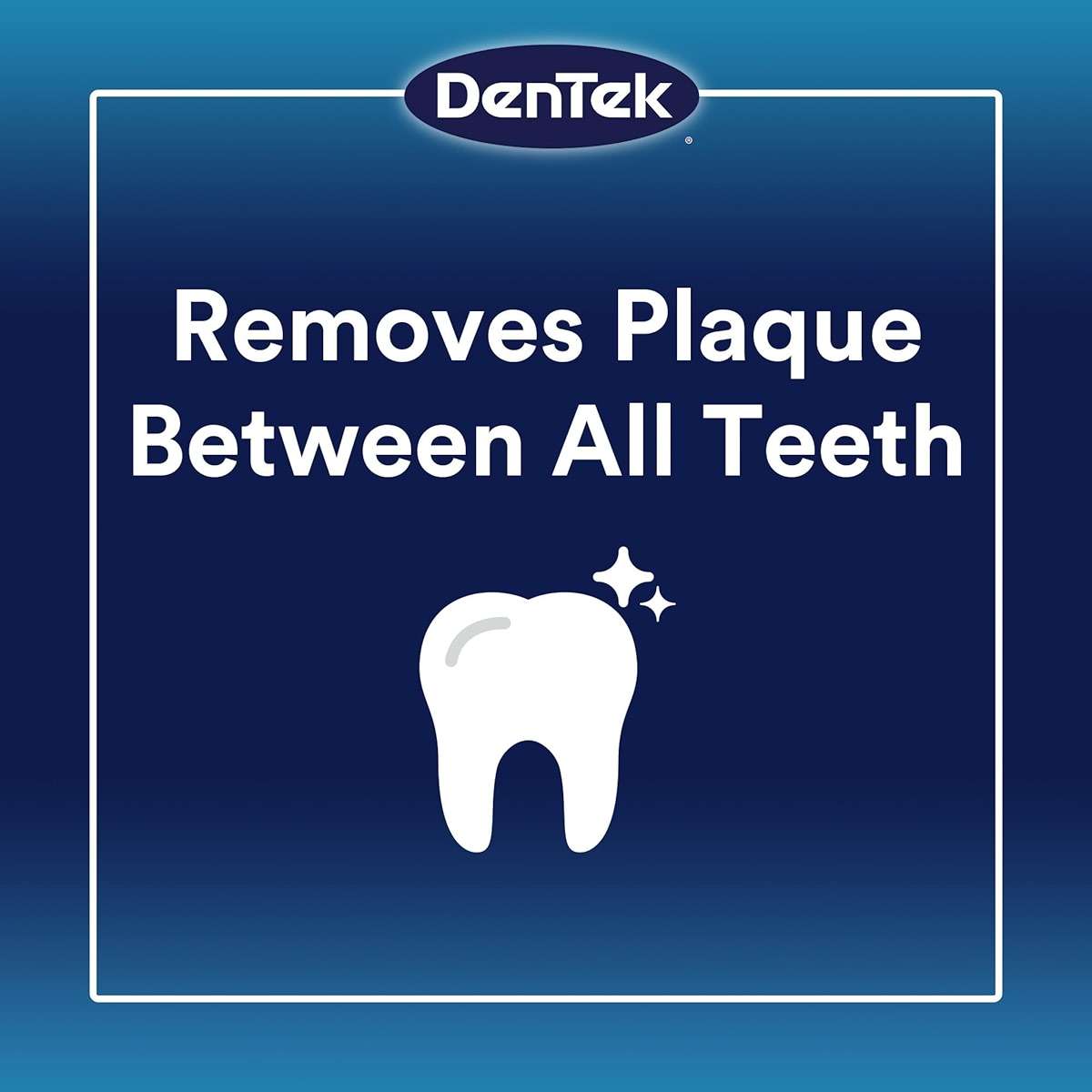 DenTek Complete Clean Floss Picks | Removes Food & Plaque | 75 Count - Image 3