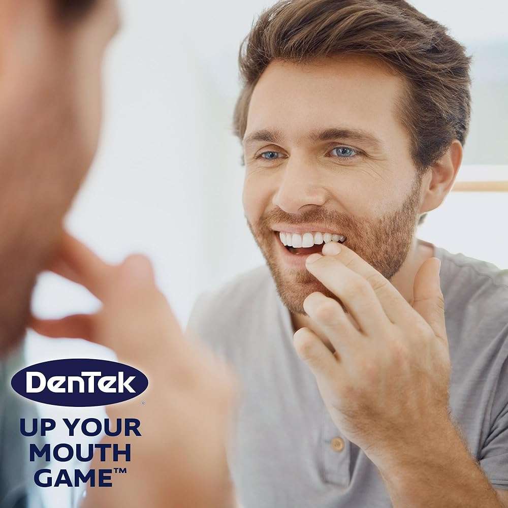 DenTek Complete Clean Floss Picks | Removes Food & Plaque | 75 Count - Image 7