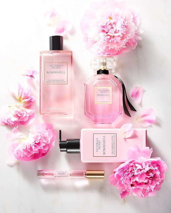Victoria's Secret Bombshell Mini Fragrance Mist, Notes of Purple Passion Fruit, Shangri-La Peony & Vanilla Orchid, Travel Size Body Spray for Women (2.5 oz) - Image 4