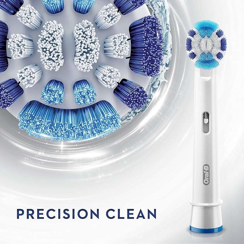 Braun Oral-B Precision Clean Replacement Toothbrush Heads Pack of 6 - Image 3
