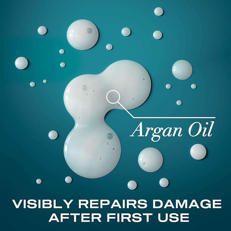 OGX Renewing + Argan Oil of Morocco Shampoo, Damage Repairing Shampoo & Argan Oil to Help Strengthen & Repair Dry, Damaged Hair, Paraben-Free, Sulfate-Free Surfactants, 13 fl. Oz - Image 5