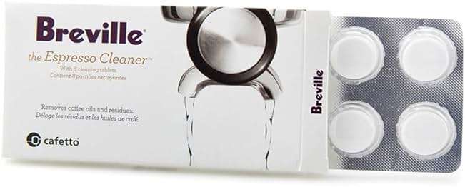 Breville BEC250 Espresso Machine Cleaning Tablets for Breville Models, 8 Pack - Image 1