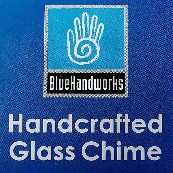Blue Handworks Sea Glass and Driftwood Chime - Sandblasted Glass and Found Wood Hand Crafted Wind Chime - Image 9