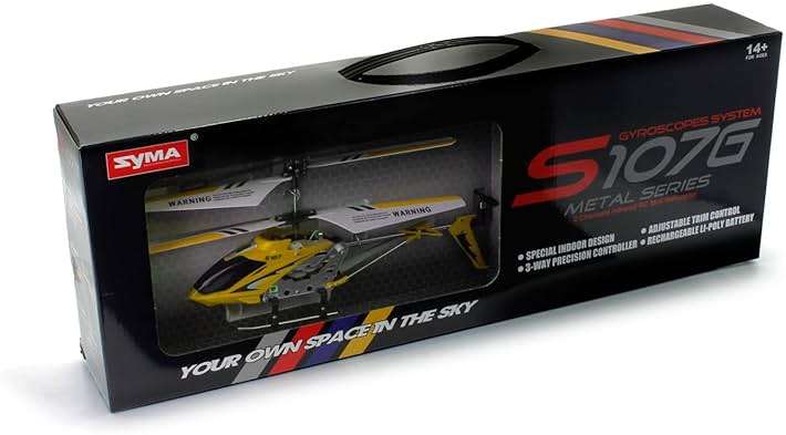 Tenergy Syma S107/S107G R/C Helicopter - Yellow - Image 4