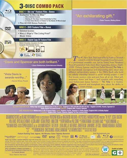 The Help (Three-Disc Combo: Blu-ray/DVD + Digital Copy) - Image 3