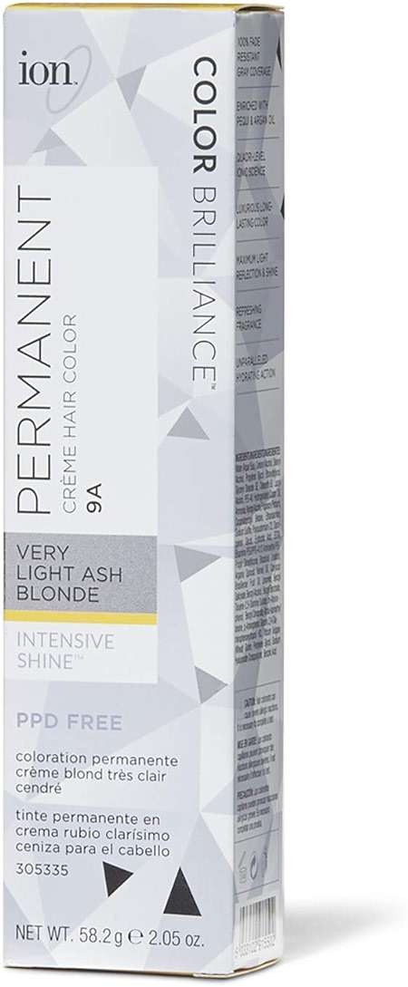Ion 9A Very Light Ash Blonde Permanent Creme Hair Color 9A Very Light Ash Blonde - Image 1