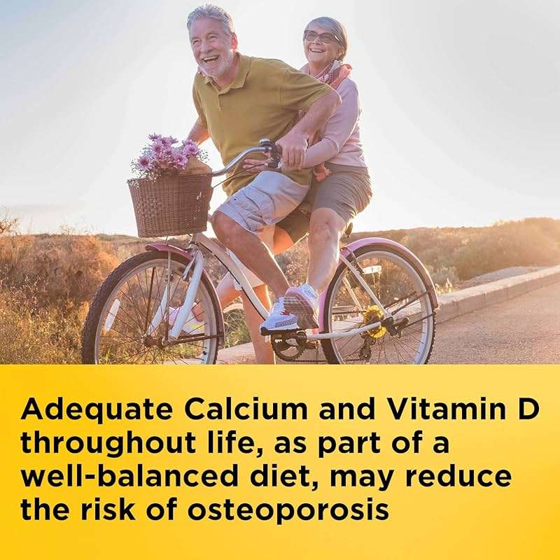 Nature Made Calcium 500 mg with Vitamin D3, Calcium and Vitamin D Supplement for Bone Support, 130 Tablets - Image 2