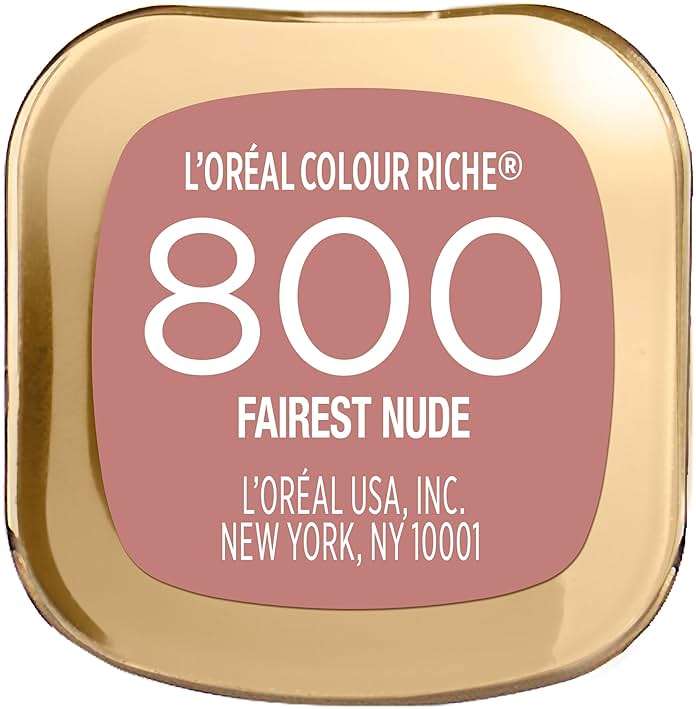 L'Oreal Paris Colour Riche Original Creamy, Hydrating Satin Lipstick with Argan Oil and Vitamin E, Fairest Nude, 1 Count - Image 6