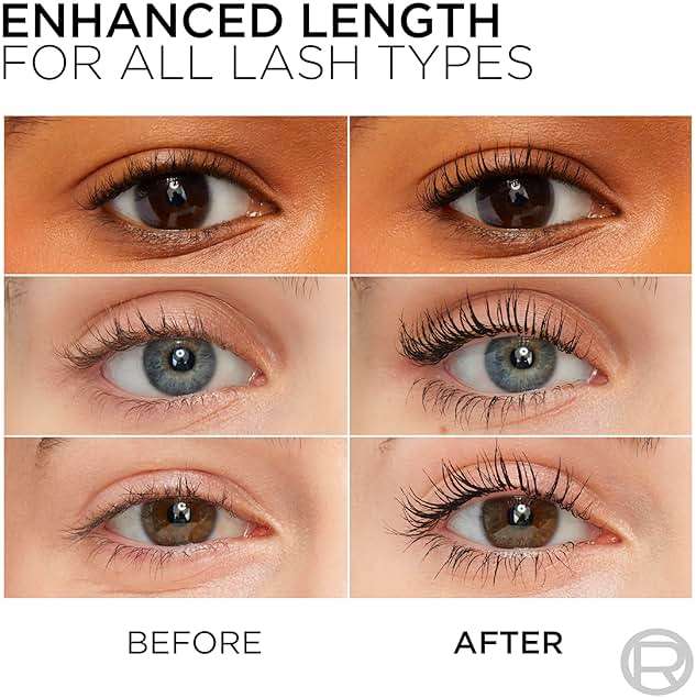 L’Oreal Paris Makeup Original Telescopic Mascara, Separating Mascara Volume and Length Formula, Washable, Black Brown, 0.27 Fl Oz., 1 Count - Image 3
