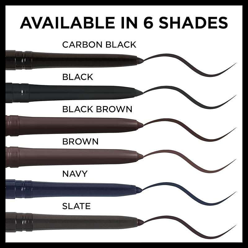 L'Oreal Paris Makeup Infallible Never Fail Original Mechanical Pencil Eyeliner with Built in Sharpener, Black Brown, 0.008 oz., 1 Count - Image 6