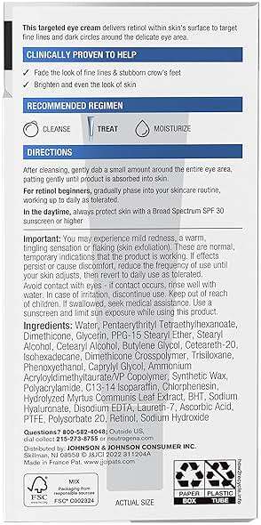 Neutrogena Rapid Wrinkle Repair Retinol Eye Cream for Dark Circles, Daily Anti-Aging Under Eye Cream with Retinol & Hyaluronic Acid to Fight Fine Lines, Wrinkles, & Dark Spots, 0.5 fl. oz - Image 9