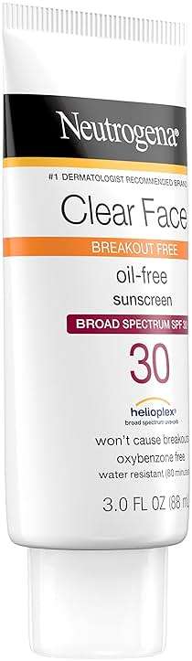Neutrogena Clear Face Sunscreen for Acne-Prone Skin SPF 30, Broad Spectrum Facial Sunscreen Lotion, Lightweight, Non Comedogenic, Oil-, Fragrance- & Oxybenzone-Free Water Resistant (80 min), 3 fl. oz - Image 11
