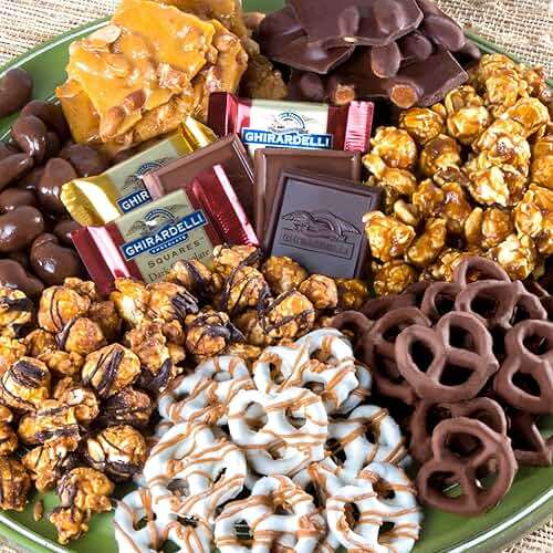 A Gift Inside Chocolate, Caramel and Crunch Grand Gift Basket - Image 2