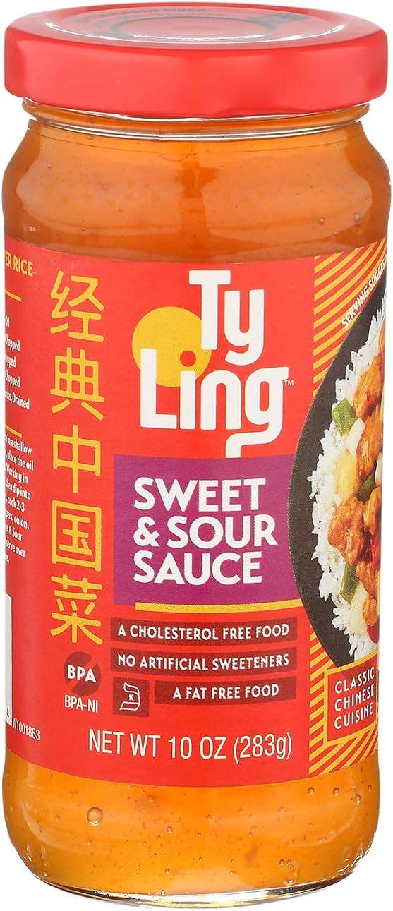 Ty Ling Sweet and Sour Sauce, 10 Ounce Jar (Pack of 12) - Image 1