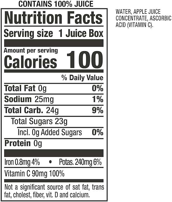 Mott's 100% Original Apple Juice, 6.75 Fl Oz Boxes, 32 Count (4 Packs Of 8), 2 Servings Of Fruit, 100% Fruit Juice, Gluten-free, Caffeine-free, Kosher, Contains No Artificial Colors Or Sweeteners - Image 15