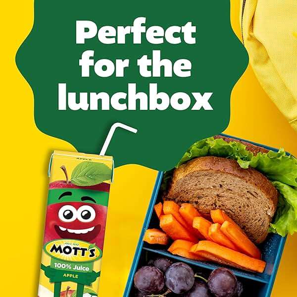 Mott's 100% Original Apple Juice, 6.75 Fl Oz Boxes, 32 Count (4 Packs Of 8), 2 Servings Of Fruit, 100% Fruit Juice, Gluten-free, Caffeine-free, Kosher, Contains No Artificial Colors Or Sweeteners - Image 8