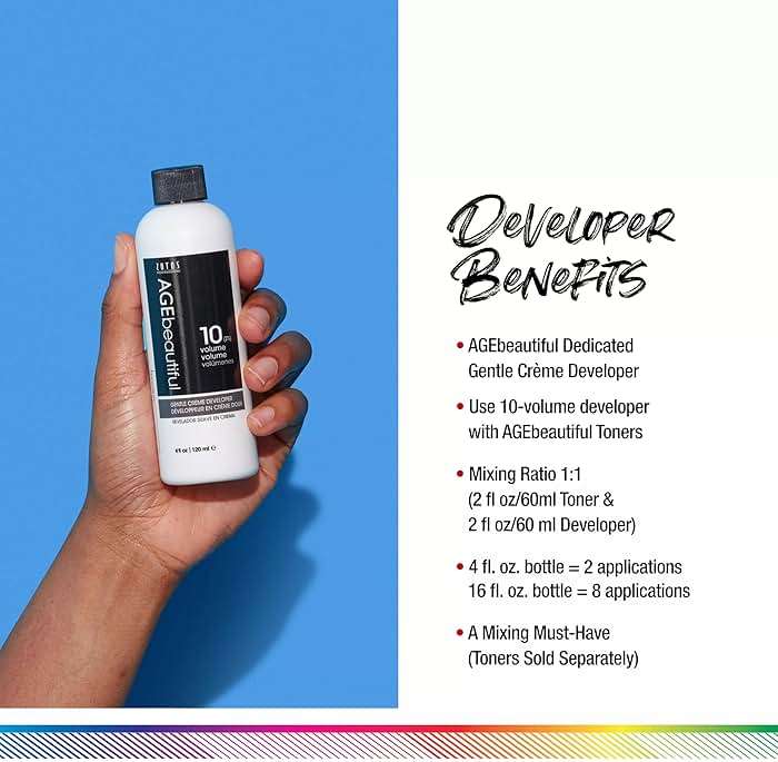 AGE beautiful Gentle Creme Hair Developers | For Permanent Hair Color Dyes, Toners, Lighteners | Professional Salon Coloring | Long Lasting Haircolor for Gray Coverage - Image 2