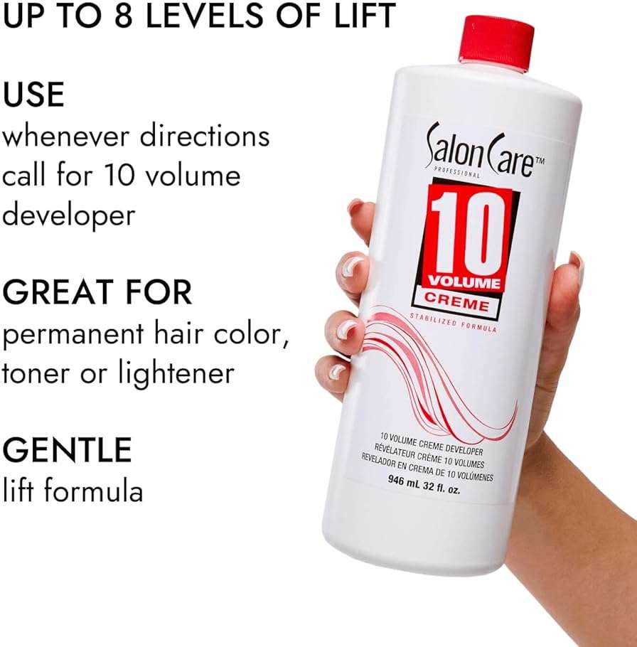 Salon Care 10 Volume Creme Developer 32 Oz - Image 4