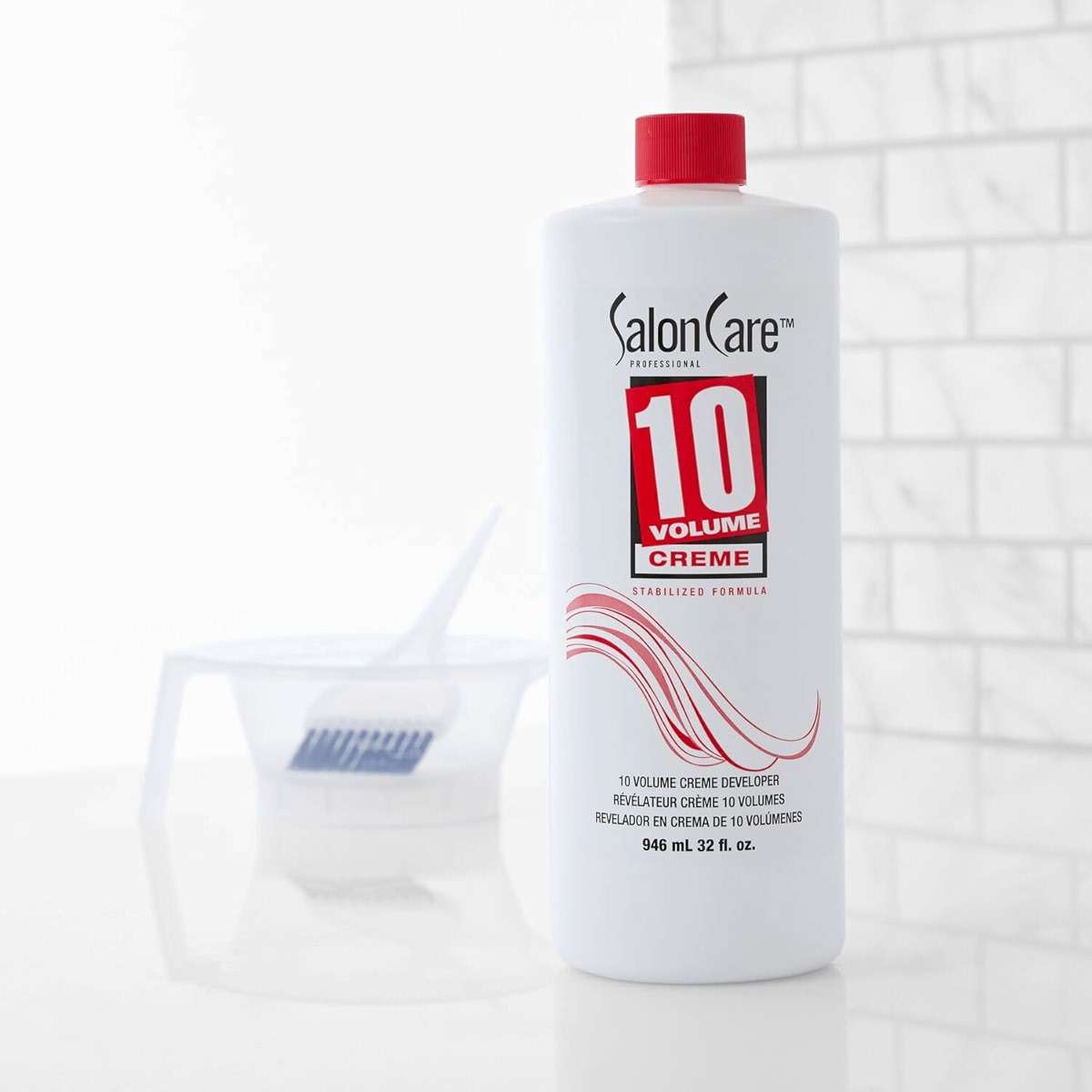Salon Care 10 Volume Creme Developer 32 Oz - Image 6