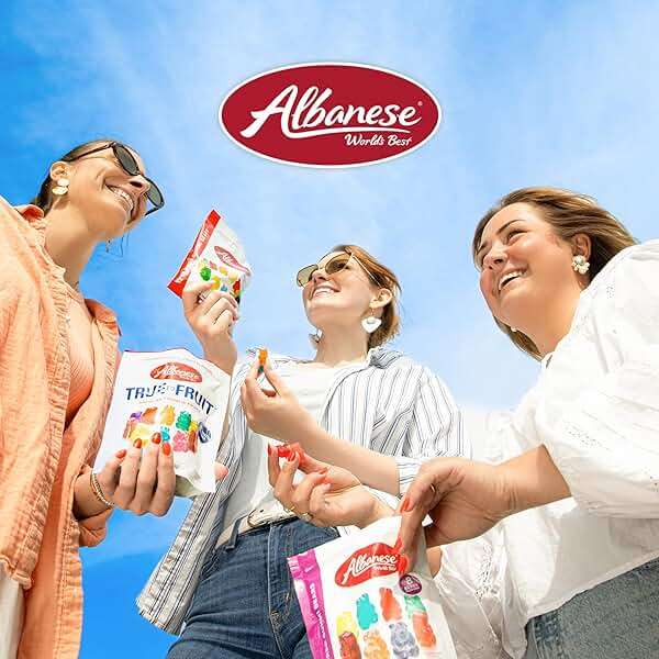 Albanese Candy, Mini Assorted Fruit Gummi Worms, 5-pound Bag - Image 6