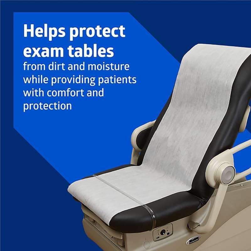 Medline Medical Exam Table Paper, Crepe Table Paper, 21 inches x 125 feet, Case of 12 Rolls - Image 5