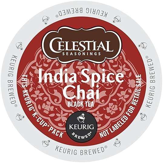 Celestial Seasonings India Spice Chai Tea K-Cup 48 Count Case - Image 1