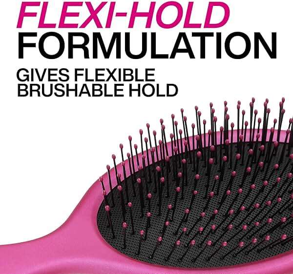 Redken Brushable Hairspray 12 For All Hair Types - Protects Against Frizz and Humidity With Flexible Medium Hold With Natural Finish - Image 4