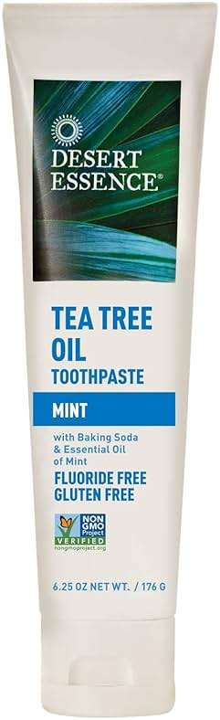 Natural Tea Tree Oil Mint Toothpaste - 6.25 oz - Image 1