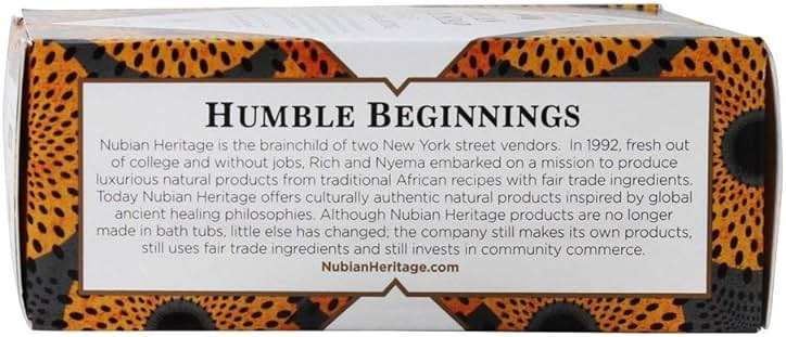 Nubian Heritage Soap Bar African Black, 5 oz - Image 4