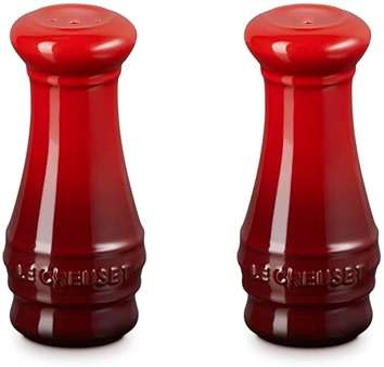 Le Creuset, Salt and Pepper Shaker Set of 2 - Cerise - Image 1