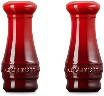 Le Creuset, Salt and Pepper Shaker Set of 2 - Cerise - Image 4