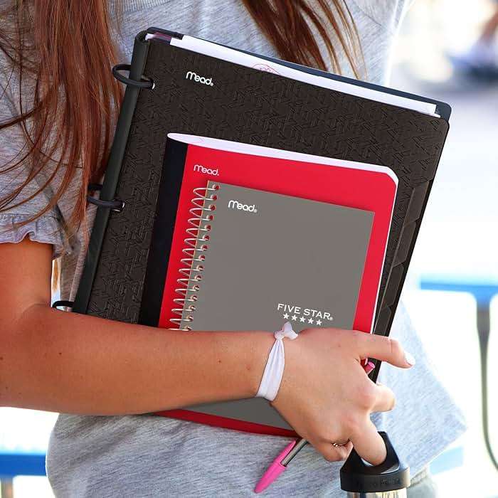 Five Star Personal Spiral Notebook, 1 Subject, College Ruled Paper, 7" x 4-3/8", Small Size, 100 Sheets, Color Will Vary (45484) - Image 2