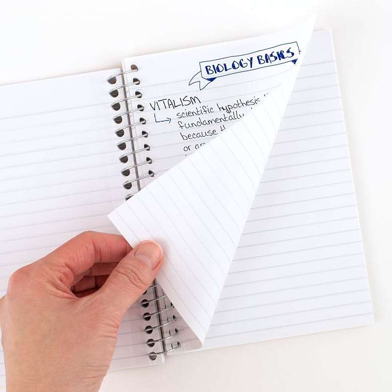 Five Star Personal Spiral Notebook, 1 Subject, College Ruled Paper, 7" x 4-3/8", Small Size, 100 Sheets, Color Will Vary (45484) - Image 4
